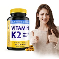 Complément Alimentaire de Vitamine K21 de Haute Qualité Marque Blanche – Améliore la Santé Cardiaque et Articulaire et Soutient la Santé Cognitive – Gélules Molles