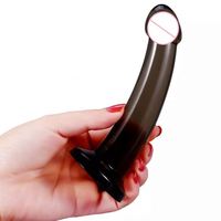 Gode noir Plug Anal pour hommes et femmes fournisseur de jouets sexuels ventouse portant un appareil de Masturbation produits sexuels