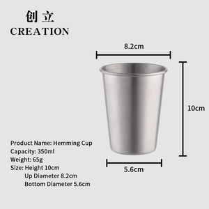 Tazza Portatile in Acciaio <span class=keywords><strong>Inox</strong></span> 304 da 500ml per Birra e Caffè Espresso, Stile Indiano, Personalizzabile, Vendita Diretta - Product Image 5