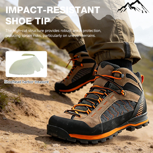 Chaussures de <span class=keywords><strong>randonnée</strong></span> professionnelles OEM ODM personnalisées unisexes toutes saisons, durables, respirantes, en daim et mesh, coupe <span class=keywords><strong>basse</strong></span>, imperméables - Product Image 3