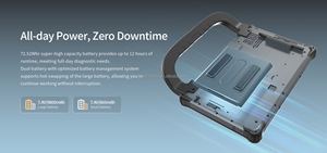 10 inch 12 I5-1235U/i7-1255U xe OBD2 máy quét công cụ Chẩn đoán Máy quét gồ ghề máy tính bảng Windows i5/i7 xe chẩn đoán Máy tính bảng - Product Image 5