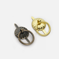 Antique Mini anneau en métal poignées de traction pour boîte à bijoux coffre armoire tiroir petit anneau poignée