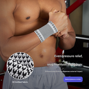 Protège-poignet universel respirant et absorbant la transpiration pour hommes, équipement de protection de sécurité pour les sports de plein air, haltérophilie - Product Image 6