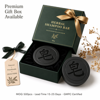 Barra Artesanal de Ginseng y Polygonum Multiflorum Natural, Nutre el Cuero Cabelludo, Fortalece el Cabello, Brinda un Aspecto Brillante, Etiqueta OEM