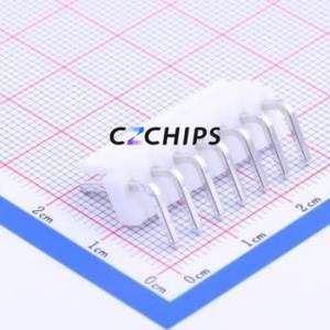 B7PS-VH(LF)(SN) Wire-to-Board Pin Header Bent Lead Through Hole,P=3.96mm Connector 1x7P 3.96mm Right Angle Insert VH - Product Image 2