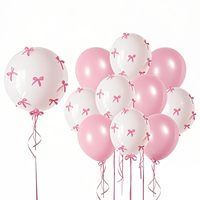Ballons en latex imprimés nœud papillon, ensemble de ballons imprimés nœud papillon multicolores pour la décoration de fête d'anniversaire, de baby shower et de bridal shower