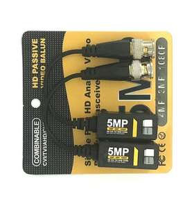 <span class=keywords><strong>Balun</strong></span> de <span class=keywords><strong>Video</strong></span> HD <span class=keywords><strong>CCTV</strong></span> Pasivo de 5MP con UTP y RJ45, Transceptor de <span class=keywords><strong>Video</strong></span> CVI/TVI/AHD de Encaje a Presión y <span class=keywords><strong>Pigtail</strong></span> para Accesorios de Seguridad - Product Image 3