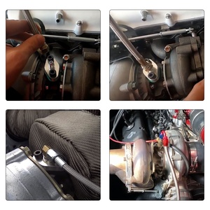 Bộ Chuyển Đổi Gioăng Mặt Bích Nạp Dầu Turbo 4AN 4 AN Lắp PQY-OFG31 T3 T3/T4 T04 - Product Image 6