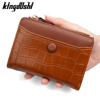 Dompet Pendek Wanita Motif Huruf Personalisasi, Lapisan PVC, Multifungsi, Sederhana, Dompet Koin