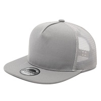 Casquette de camionneur personnalisée Hip Hop bicolore camouflage cinq pièces avec logo brodé 3D alphabet OEM pour hommes