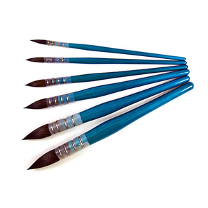 Su misura Logo Fine dettagli Gouache olio acquerello pennello rotondo scoiattolo capelli acrilico arte <span class=keywords><strong>pittura</strong></span> <span class=keywords><strong>pennelli</strong></span> - Product Image 5