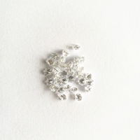 Diamant cultivé en laboratoire HTHP poli, couleur blanche, taille brillante, à prix plus abordable, toutes tailles disponibles