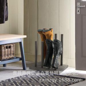 Wooden <b>Shoe</b> Rack Rain Boot Drainer Upside Down Drying <b>Storage</b> <b>Space</b> <b>Saving</b> Multi Purpose Entryway Organizer - Product Image 4