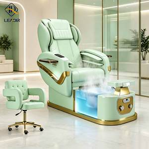 Fauteuil de pédicure en cuir PU souple personnalisé avec cadre de support stable et spa pour les pieds, idéal pour salon de <span class=keywords><strong>massage</strong></span> haut de gamme et de détente - Product Image 6