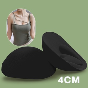 Inserti di alta qualità inserti imbottiti sul petto <span class=keywords><strong>coppe</strong></span> <span class=keywords><strong>Push</strong></span> <span class=keywords><strong>up</strong></span> reggiseni che da donna <span class=keywords><strong>coppe</strong></span> sul petto spugnetta reggiseno - Product Image 2