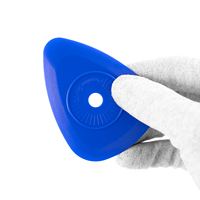 YLWRAP Raclette triangulaire en plastique pour l'application de film automobile, lame de découpe pour interstices, outil de pose pour film vinyle et teintage de vitres