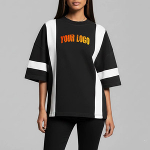 Camisetas de Verano para Mujer, Talla Grande, 100% Algodón, Personalizadas, Casuales, de Manga Corta y Cuello Redondo, 140 g/m² - Product Image 1