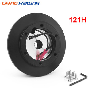 Kit de Adaptador de Volante Estilo Deportivo 121H con Botón de Claxon para TOYOTA/SUPRA Modelo CTS en Costura Roja - Product Image 3