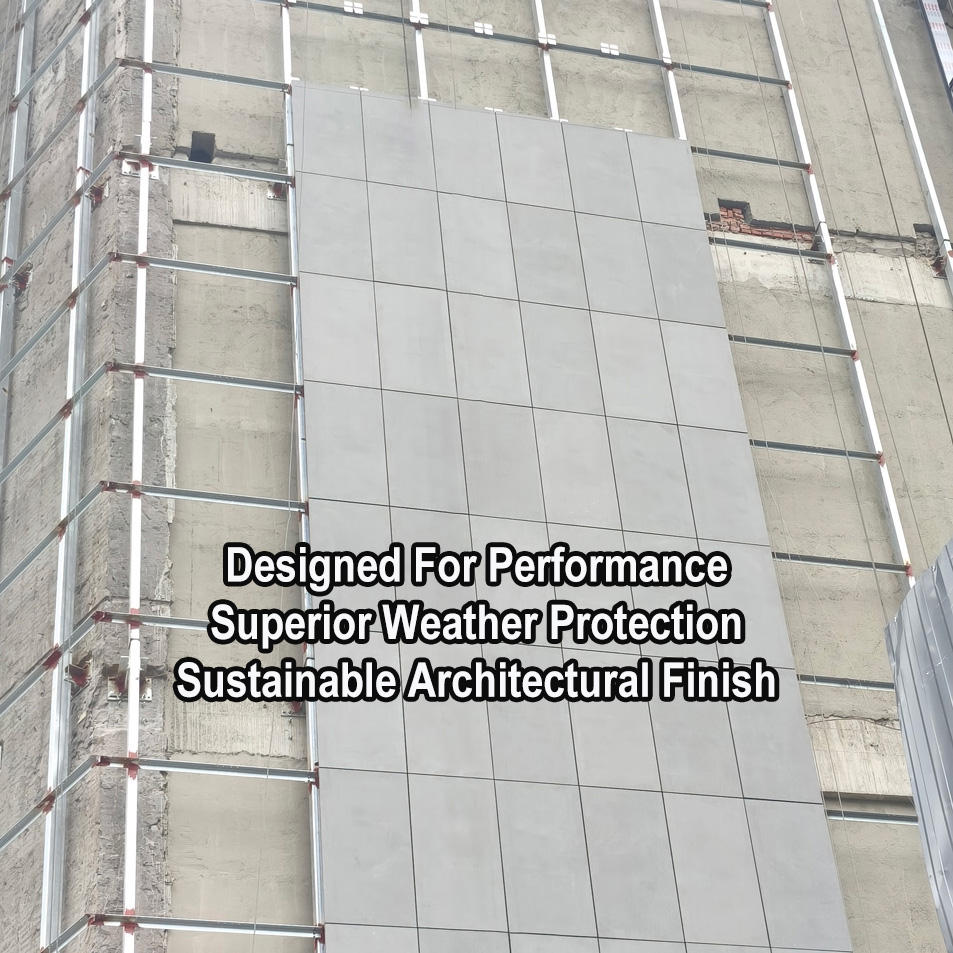 Exterior Wall Rainscreen Rainscreen Facade System - Durable Fiber Cement Panels