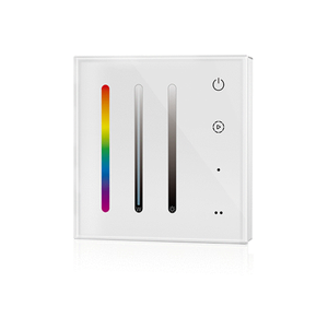 Skydance T24-S 3VDC alimentato a batteria 2 Scene 2 Zone Touch pannello di vetro RF telecomando per Controller LED - Product Image 3