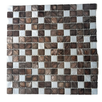 Mosaïque de coquillages beige moderne, nacre naturelle, carreaux pour décoration murale intérieure, salles de bain d'hôtel, résistants à l'eau, 5 ans