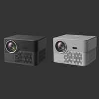 Projecteur portable intelligent 1080P, 450 lumens, home cinéma, moteur optique entièrement encapsulé, stéréo HIFI, écran de téléphone portable