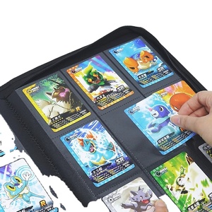 Álbum de Colección de Cartas de Lujo Personalizable de Alta Gama, Carpeta de Cartas de Cuero PU para Magic Gathering y PTCG - Product Image 1