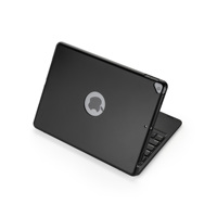Clavier sans fil USB-C de protection pleine taille pour iPad 10.2, certifié FCC, avec mécanisme à ciseaux, support rabattable 10,5 pouces, 78 touches