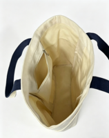 Sac fourre-tout en toile personnalisé avec plusieurs poches, grande capacité, sac à bandoulière réutilisable pour les voyages, durable, écologique pour femmes
