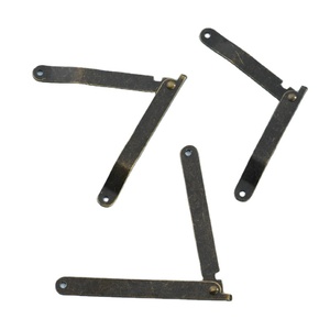 <b>Hardware</b> New Chinese Style Metal Box Positioning Stand Antique Support Hinge Gift Box Corner Movable Support Home - Product Image 3