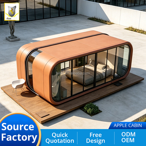 <span class=keywords><strong>Venta</strong></span> Directa de Fábrica: <span class=keywords><strong>Casa</strong></span> Contenedor Modular Prefabricada de Acero Impermeable de 20 pies, <span class=keywords><strong>Casa</strong></span> Pequeña Móvil, Cabaña Panorámica Tipo Apple para Hotel - Product Image 1