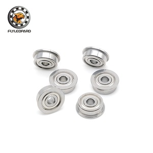 Rodamientos de Brida Flyleopard F625ZZ 5x16x5mm, Rodamientos de Bolas de Ranura Profunda en Miniatura con Bridas, Métricos P0, Acero Cromado - Product Image 1