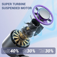 2025 Portable pliable portable Turbo ventilateur 100 vitesse refroidissement à froid glace compresse petit ventilateur électrique Rechargeable ventilateur de Table pour la maison