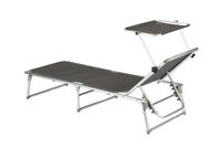 Chaise de plage pliable en aluminium, sac à dos léger et personnalisé