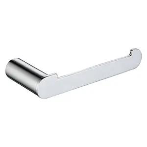 NC5602 Wall Mounted Chrome Plated Matt Black Brass Toilet Paper Holder Tissue Paper Roll Holder