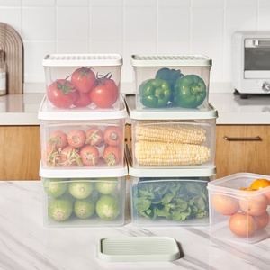 Monr xách tay dung lượng lớn trong suốt lưu trữ Box Set nhựa thực phẩm <span class=keywords><strong>container</strong></span> đa kích cỡ bán buôn đóng gói sử dụng - Product Image 5