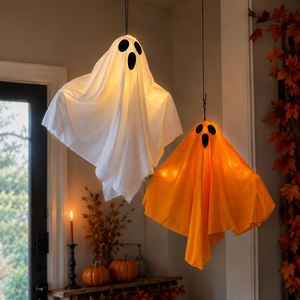 <b>Halloween</b> Wall <b>Decoration</b> Illuminated Hanging Ghost <b>Decorations</b> - Product Image 1