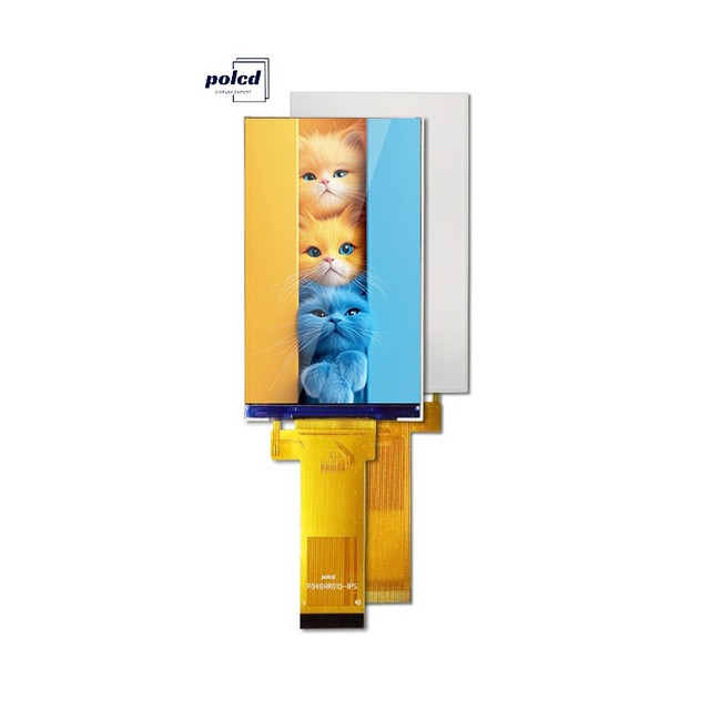 Polcd 4 inch LCD Screen 480*RGB*800 Vertical Display -20~70 wide Operating Temp industrial LCD Module