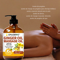 Huile Essentielle de Massage au Gingembre 100% Pure, Biologique et Naturelle, Vente en Gros, Marque Privée, Huile Corporelle pour Hommes, Soin de la Peau Spa, Distillée à la Vapeur