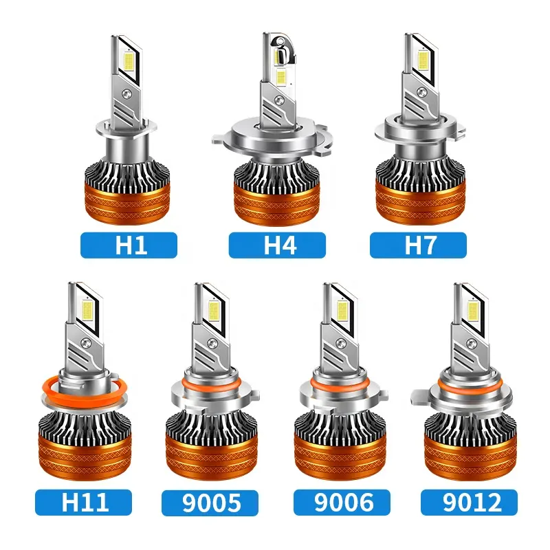 ไฟหน้ารถยนต์ K11,ไฟหน้า Led 80W 16000 Lm อัตโนมัติ H7 H1 H13 9005 HB3 9006 HB4 H11 H4