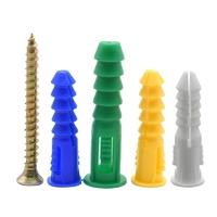 Elehk พลาสติกยึดยาง8-10-12x1-1/4ชุดสมอยางพลาสติกสีฟ้า3/16 "x 1" 8-10 <span class=keywords><strong>drywall</strong></span> สีเหลือง - Product Image 5