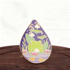 Badges personnalisés en gros pour usine : épinglettes, badges en métal, artisanat, conception de logos d'entreprise, d'école, badges en émail souple et dur - Product Image 6