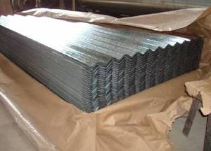 แผ่นเหล็กลูกฟูกชุบสังกะสีแผ่นหลังคาโลหะลูกฟูก - Product Image 2