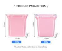 PP Carré En Plastique Dosettes De Linge Paquet Boîte D'emballage En Plastique pour Détergent À Lessive Dosettes Vide Capsules De Lavage Emballage