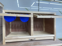 Cage de reproduction pour pigeons, nichoir en bois, maison pour animaux de compagnie, écologique, extérieur, fermeture à bouton, maison de luxe pour oiseaux