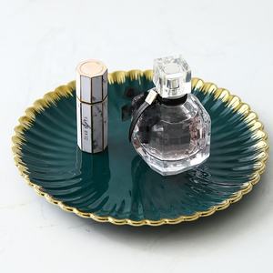 Moderne nordique ménage <span class=keywords><strong>chrysanthème</strong></span> plaque créatif rétro vaisselle en porcelaine ovale soupe bol saladier saveur plaque - Product Image 5