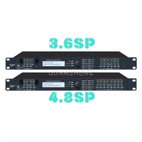 Procesador de Audio Digital Profesional 3.6SP 4.8SP con Tecnología DSP, Ecualizador Integrado y Carcasa Metálica para Altavoces Line Array para Iglesias