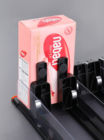 Étagère bouteille à ressort en plastique automatique système de vente en gros gondole rayonnage poussoir facile à déplacer système de poussoir