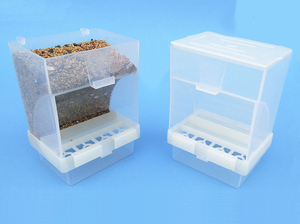 Kuşlar için güvercin papağan otomatik kafes asılı besleyiciler Pet sıçrama geçirmez gıda konteyner - Product Image 6