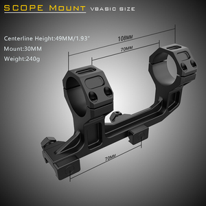 Nhôm đôi vàng 30mm 25mm Weaver gắn kết kép 30mm Phạm vi Nhẫn phạm vi & phụ kiện - Product Image 6